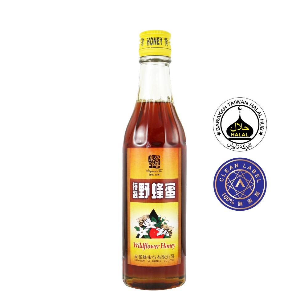 【歐盟最高等級A.A. Clean Label 100%無添加驗證+HALAL 清真認證】特選野蜂蜜410g