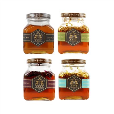泉發蜂蜜花草醬四入組 (原生+玫瑰+桂花+茉莉)