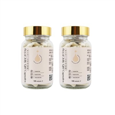 【美安專區】蜂王乳Q10 亮皙凍晶膠囊100粒二入組