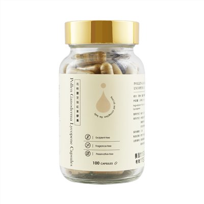 花粉靈芝茄紅素膠囊100粒-泉發蜂蜜