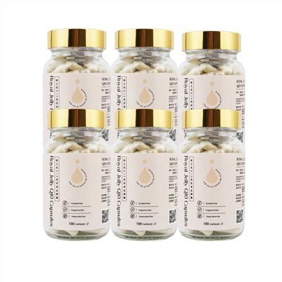 【泉發蜂蜜】蜂王乳Q10 亮皙凍晶膠囊100粒買5送1